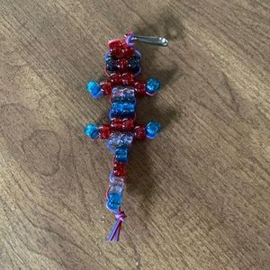 Baby Beaded Lizard Key chain
